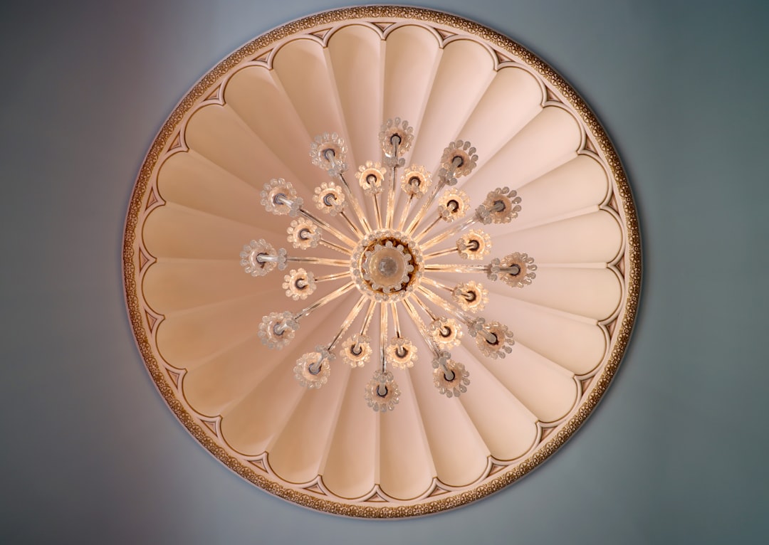 Photo porcelain table lamp